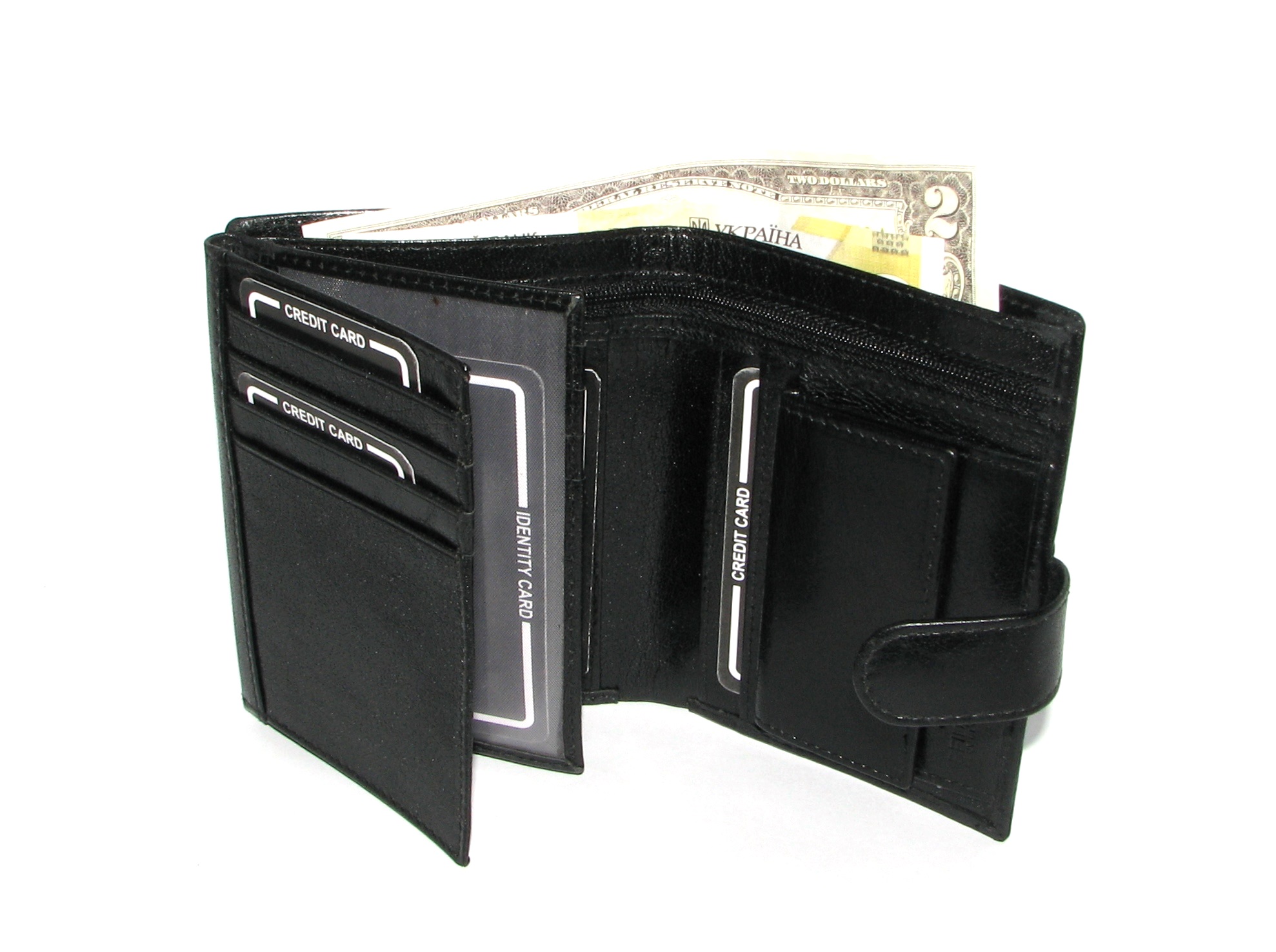 Кошелек мужской Pierre Andreus PW-013L-BTU BLACK Кошелек мужской Pierre Andreus PW-013L-BTU BLACK